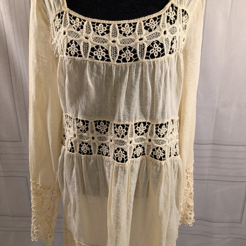Vintage Free People Linen Dress